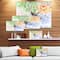 Designart - Four Seasons Tree - Floral Art Canvas Print